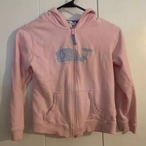 Vineyard Vines zip hoodie pink size M 10/12